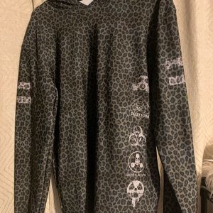 Black milk fleece sweatshirt